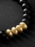 Jacquie Aiche - Gold, Onyx and Diamond Beaded Bracelet
