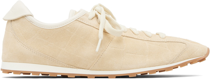 Photo: JACQUEMUS Beige 'The Tennis' Sneakers