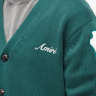 AMIRI Men's Bones Cardigan in Evergreen