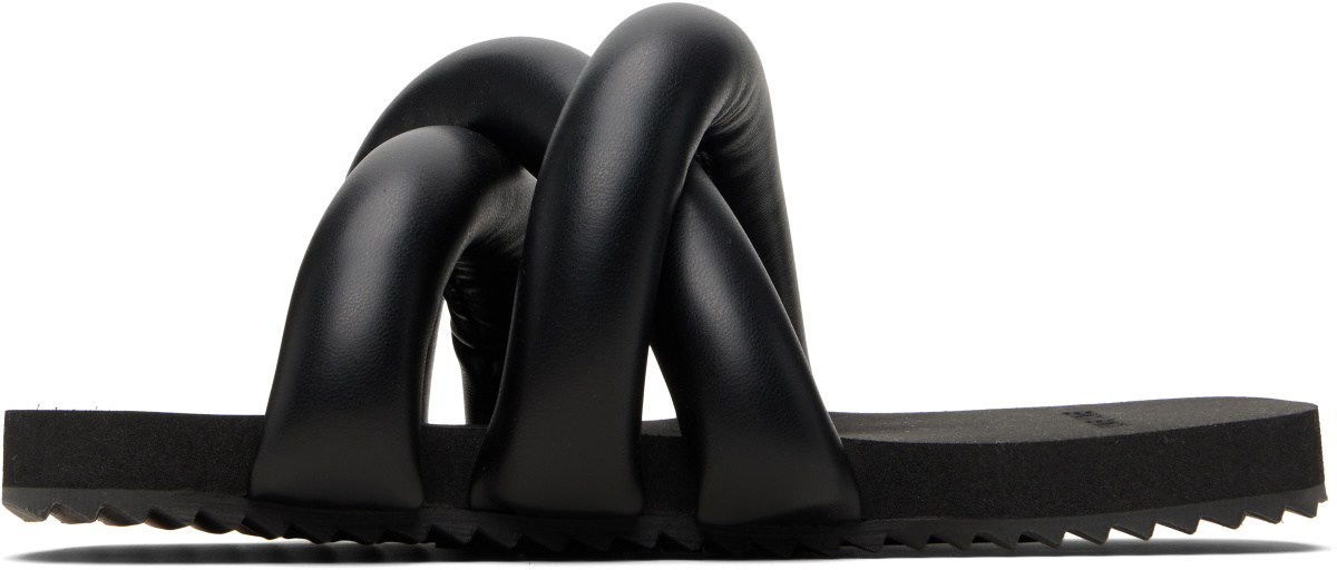 YUME YUME Black Tyre Slide Sandals