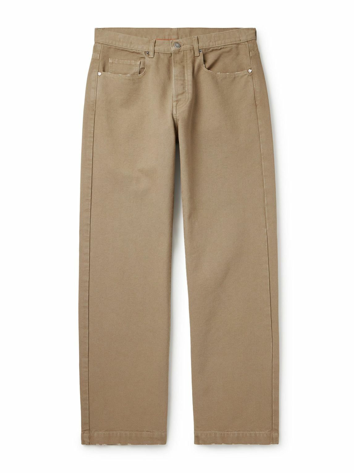 Massimo Alba - Oceano Straight-Leg Selvedge Jeans - Brown