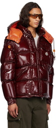 Moncler Burgundy Karakorum Short Down Jacket