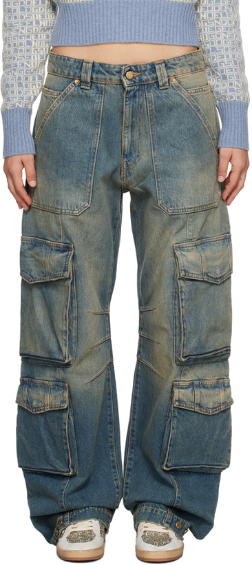 Photo: Golden Goose Blue Distressed Jeans