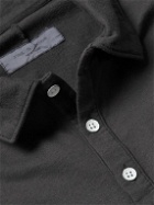 Rag & Bone - Logo-Appliquéd Cotton-Jersey Polo Shirt - Gray