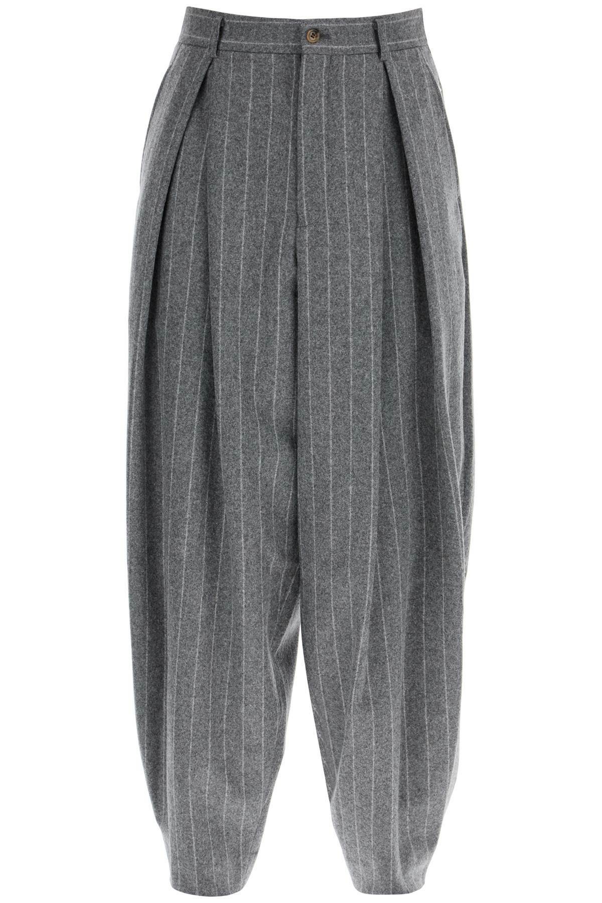 COMME DES GARCONS HOMME PLUS striped wool trousers Grey Comme des Garcons  Homme Plus