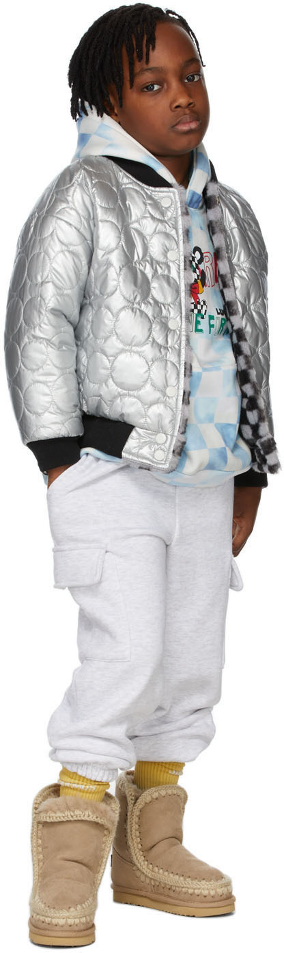 Luckytry Kids Reversible Grey & Black Shining End Jacket