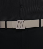Christian Louboutin - Happy Rui CL Logo leather belt