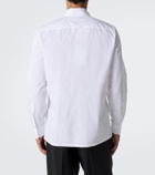 Givenchy Logo embroidered cotton poplin shirt