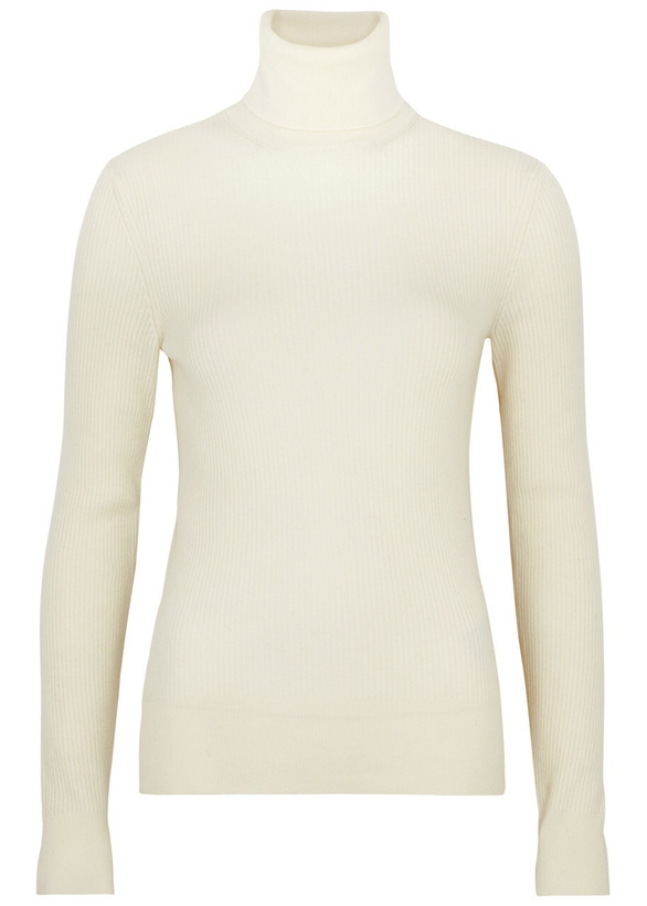 Photo: Canada Goose Georgian Roll-neck Wool Jumper White