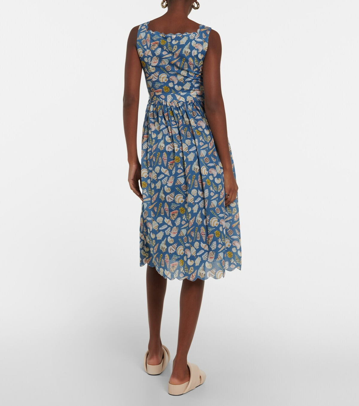 Sleeveless Maude's Polo Dress - Tradd Street Stripe with Pier Party Pink