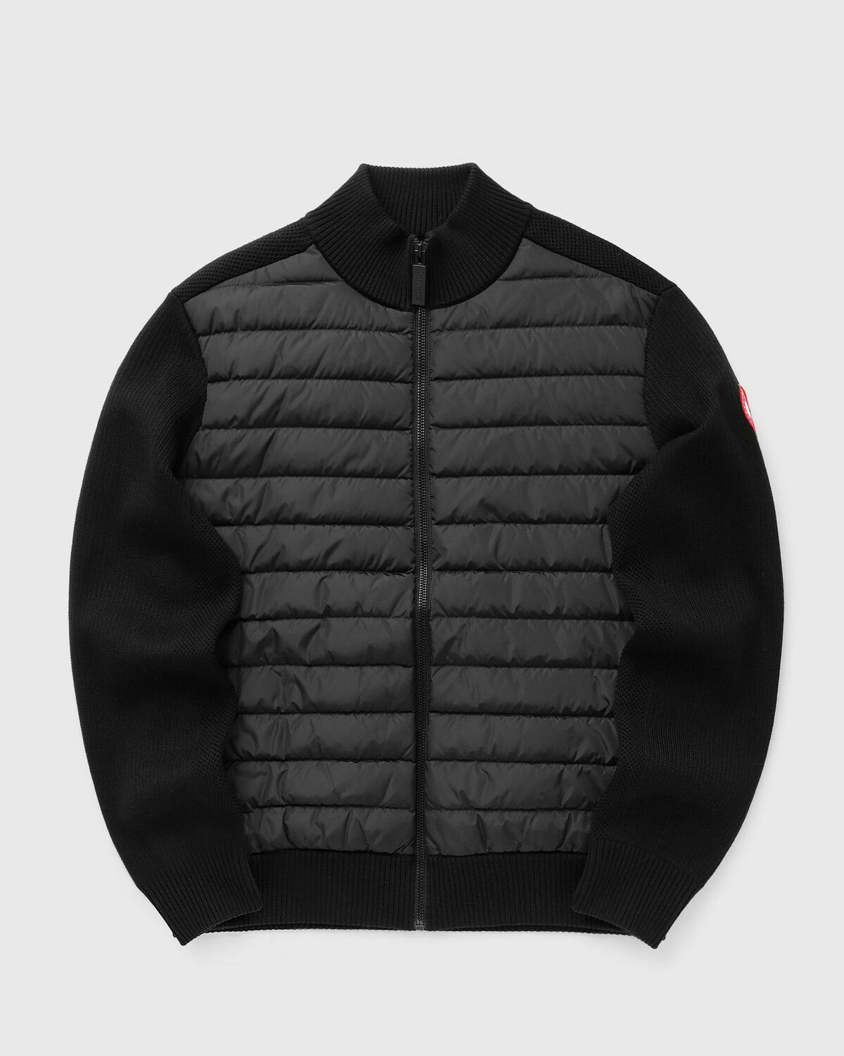 Canada Goose Hybridge Knit Jacket Black Mens Down & Puffer Jackets/Zippers & Cardigan