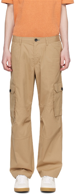 Photo: PS by Paul Smith Brown Panel Cargo Pants