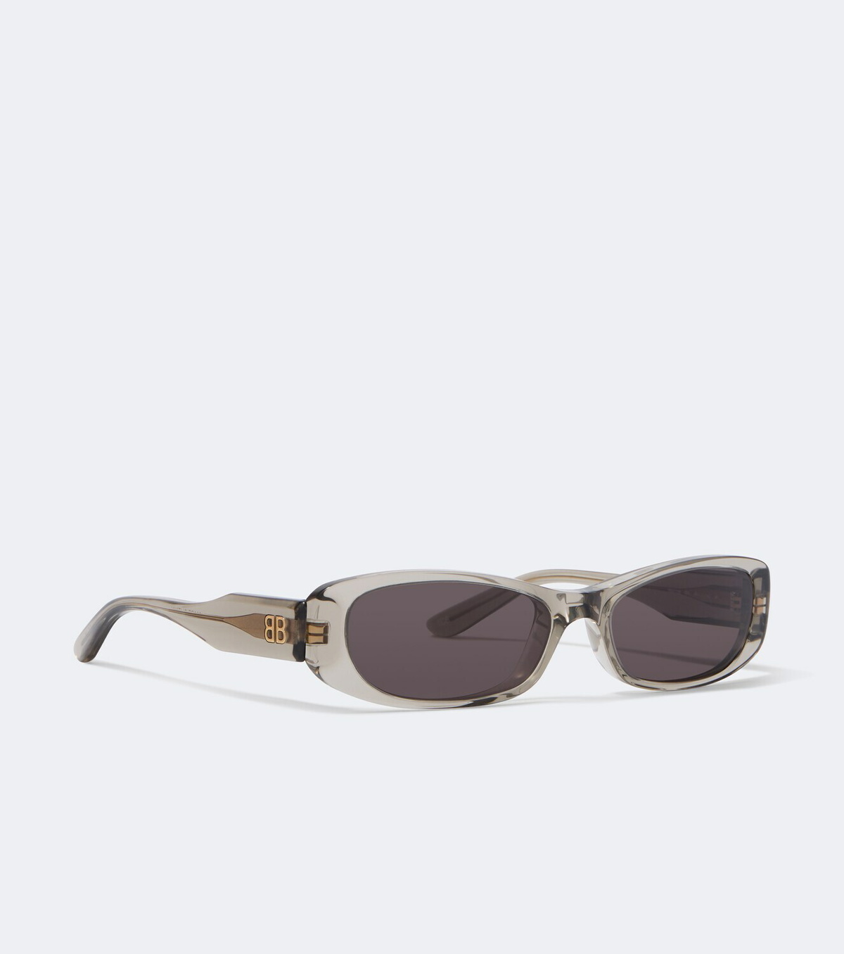 Balenciaga Logo oval sunglasses