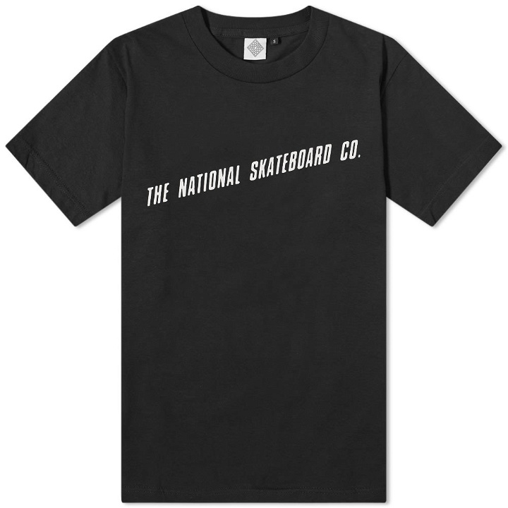 Photo: The National Skateboard Co. Slant Logo Tee