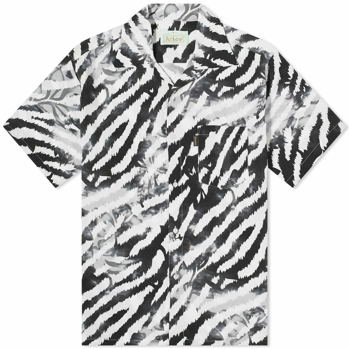 Aries Men's Hibiscus Vacation Shirt in Multi