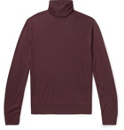 TOM FORD - Slim-Fit Wool Rollneck Sweater - Burgundy