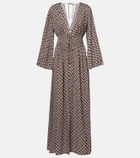 Melissa Odabash Maja printed kaftan