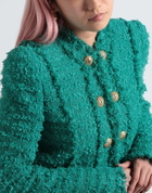 Balmain Womens Blazer in Green