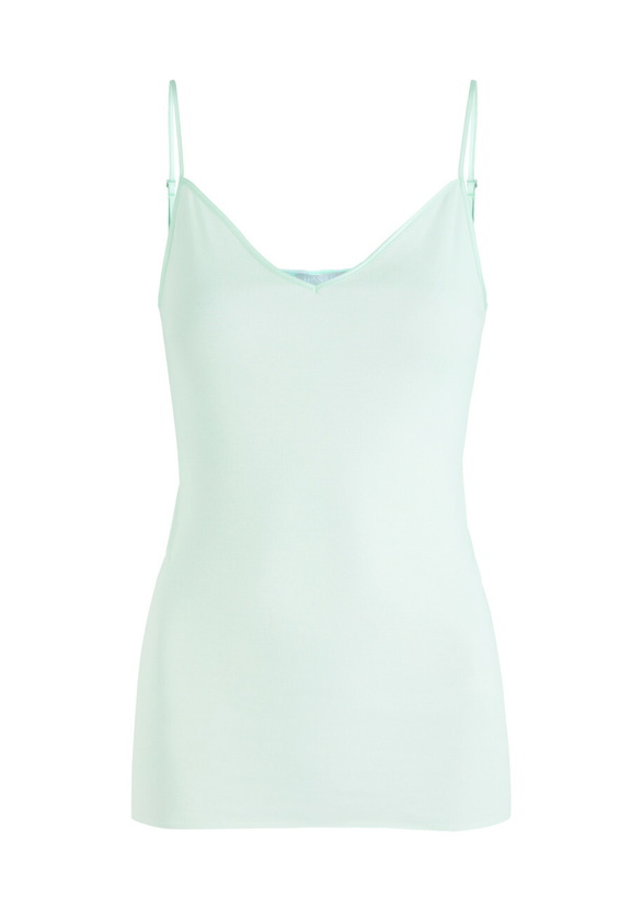Photo: Hanro Seamless Cotton top Light Blue