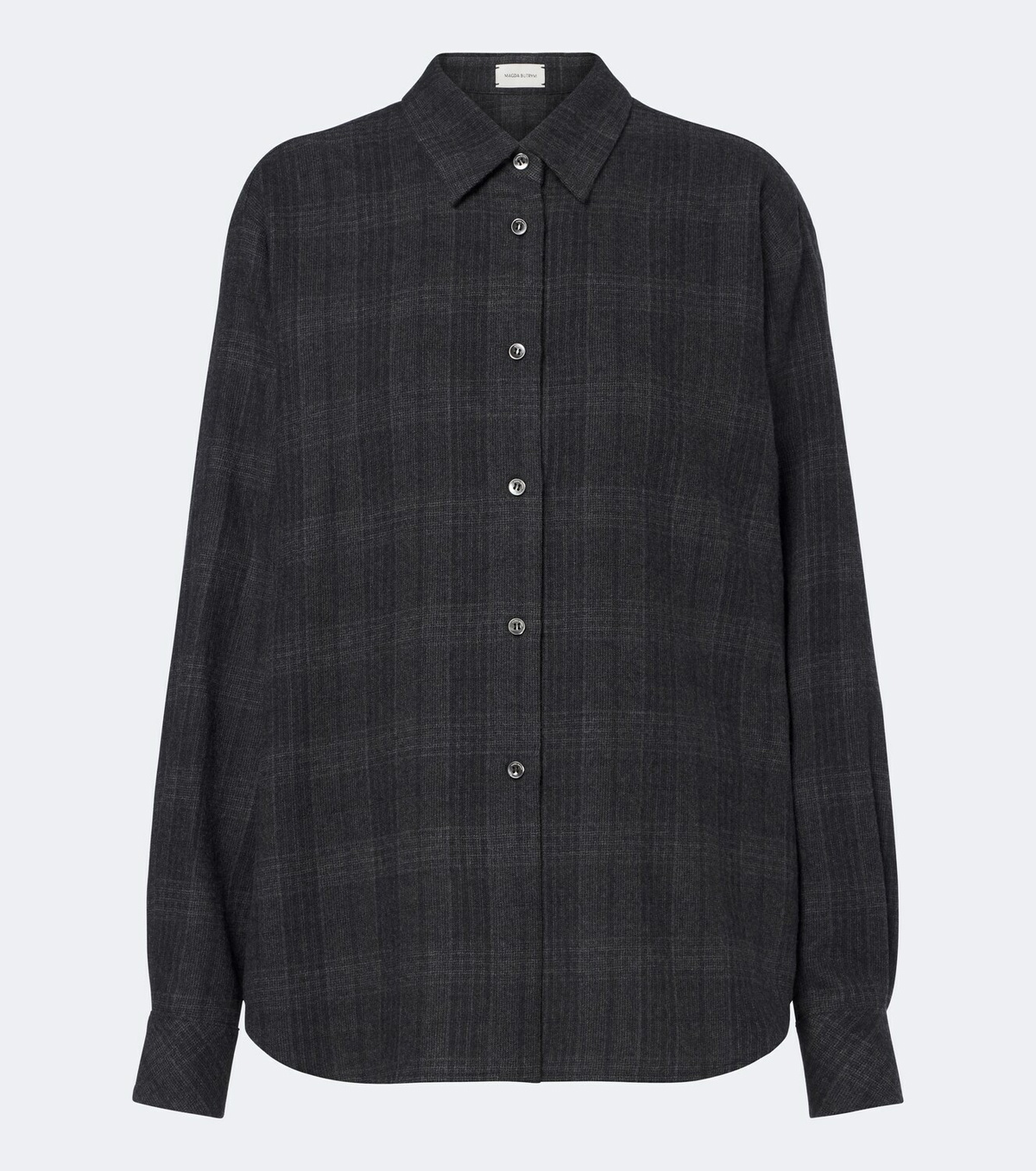 Magda Butrym Plaid virgin wool shirt