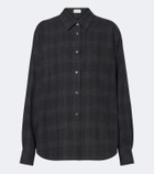 Magda Butrym Plaid virgin wool shirt