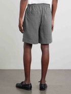 Eleventy - Straight-Leg Linen Shorts - Gray