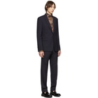 Dries Van Noten Navy Kayne Suit