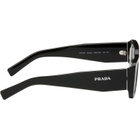 Prada Eyewear Black Square Acetate Chunky Sunglasses