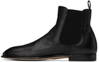 Officine Creative Black Solitude 004 Chelsea Boots
