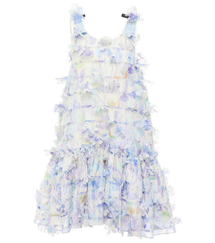 Photo: Susan Fang Floral-appliqué minidress