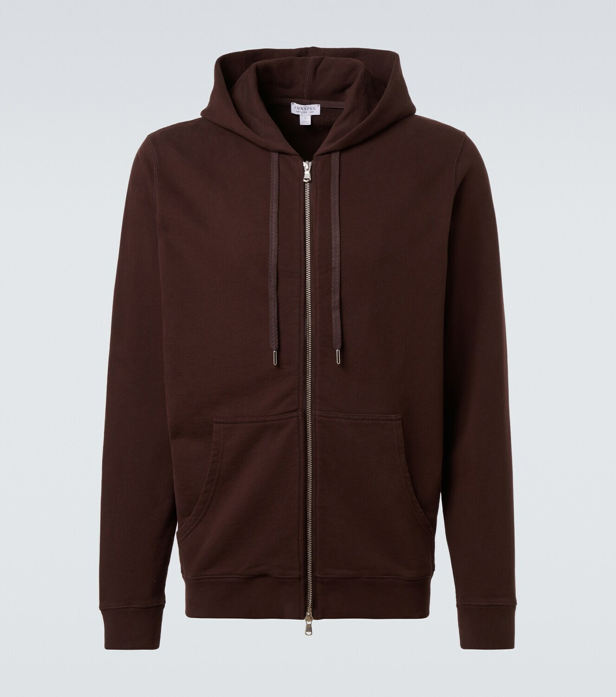 Sunspel Loopback cotton hoodie