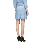 Isabel Marant Etoile Blue Lindy Miniskirt