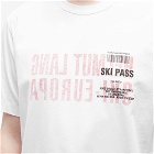Helmut Lang Men's Ski Logo T-Shirt in White