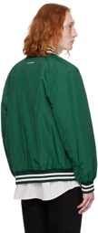 Dunst Green Varsity Bomber Jacket