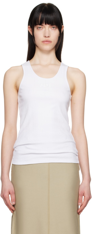 Photo: Max Mara Leisure White Sax Tank Top