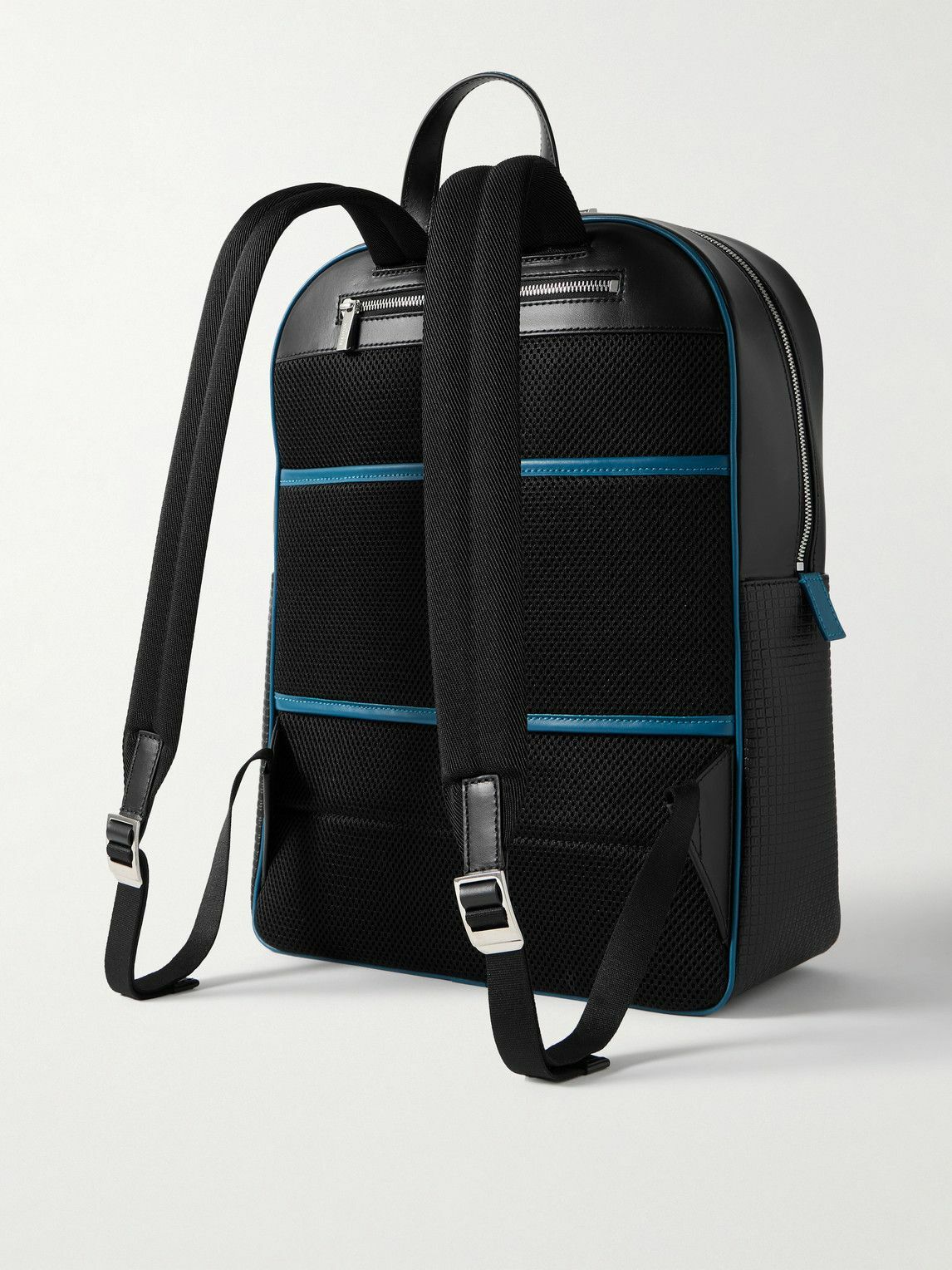 Serapian - Leather-Trimmed Stepan Coated-Canvas Backpack
