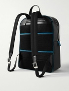 Serapian - Leather-Trimmed Stepan Coated-Canvas Backpack