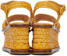 Gabriela Hearst Yellow Clergerie Edition Hester Platform Sandals