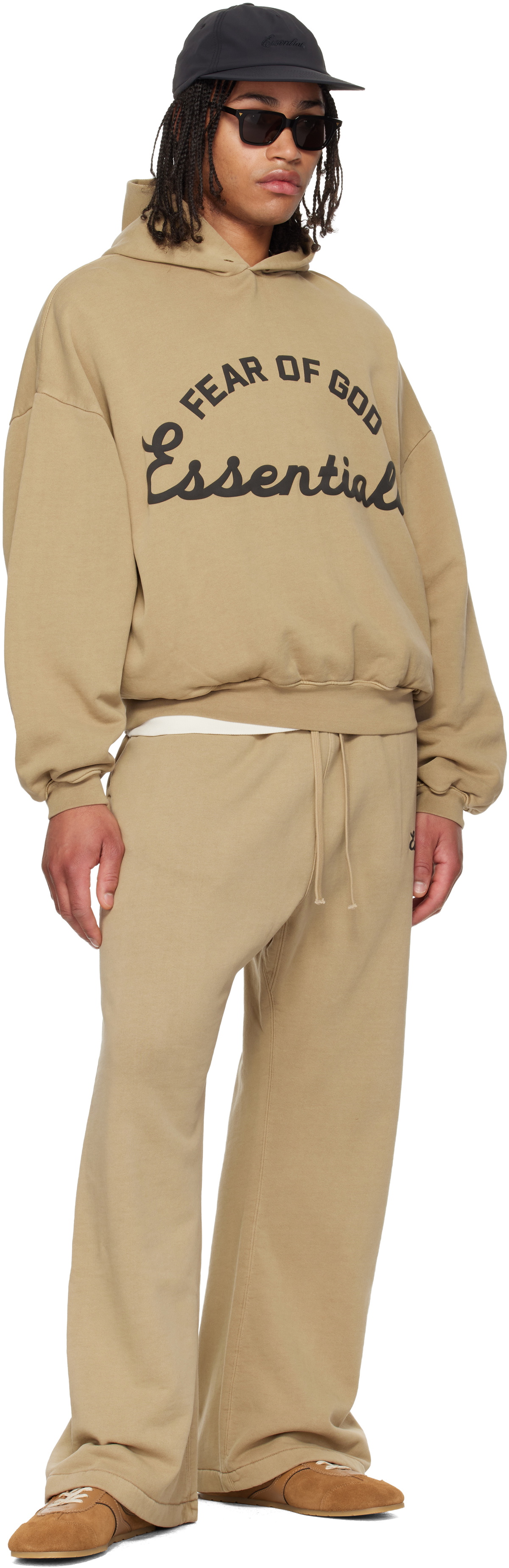 Fear of God ESSENTIALS Beige Training Classic Flare Sweatpants