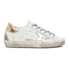 Golden Goose Silver and Gold Superstar Sneakers