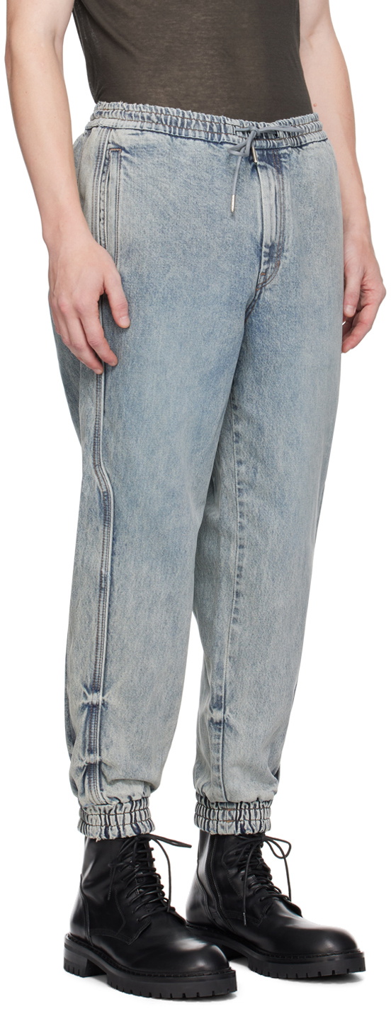 Juun.J Blue Faded Jeans