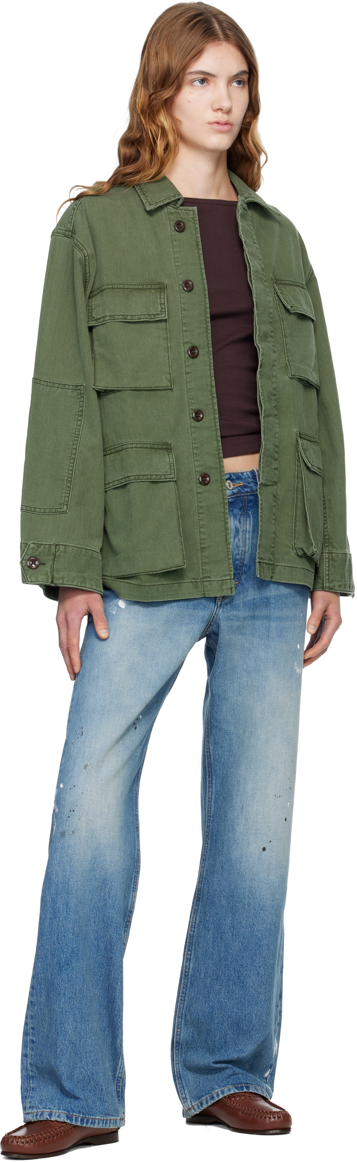 JEANERICA Green Lucy Jacket