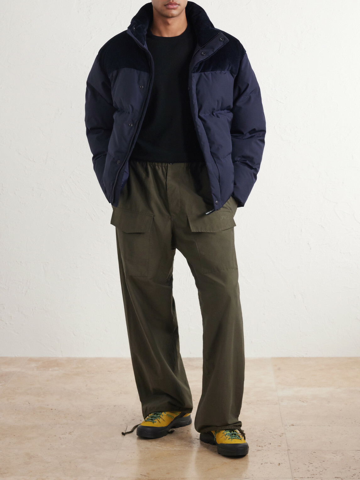 Canada Goose - Sterling Corduroy-Trimmed Quilted Shell Down Jacket - Blue