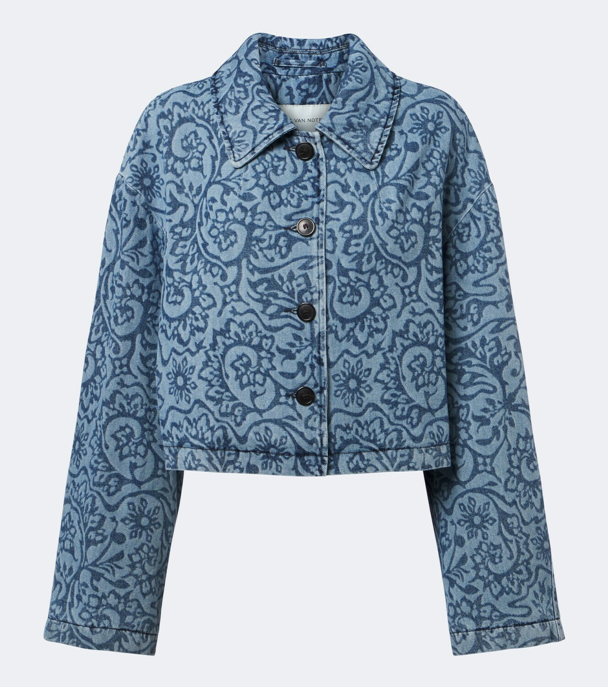 Dries Van Noten Floral denim jacket