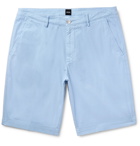 Hugo Boss - Slim-Fit Stretch-Cotton Shorts - Blue