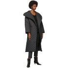 Toteme Black Quilted Annecy Coat