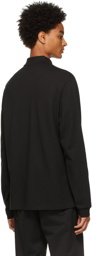 Lacoste Black Classic Piqué Long Sleeve Polo