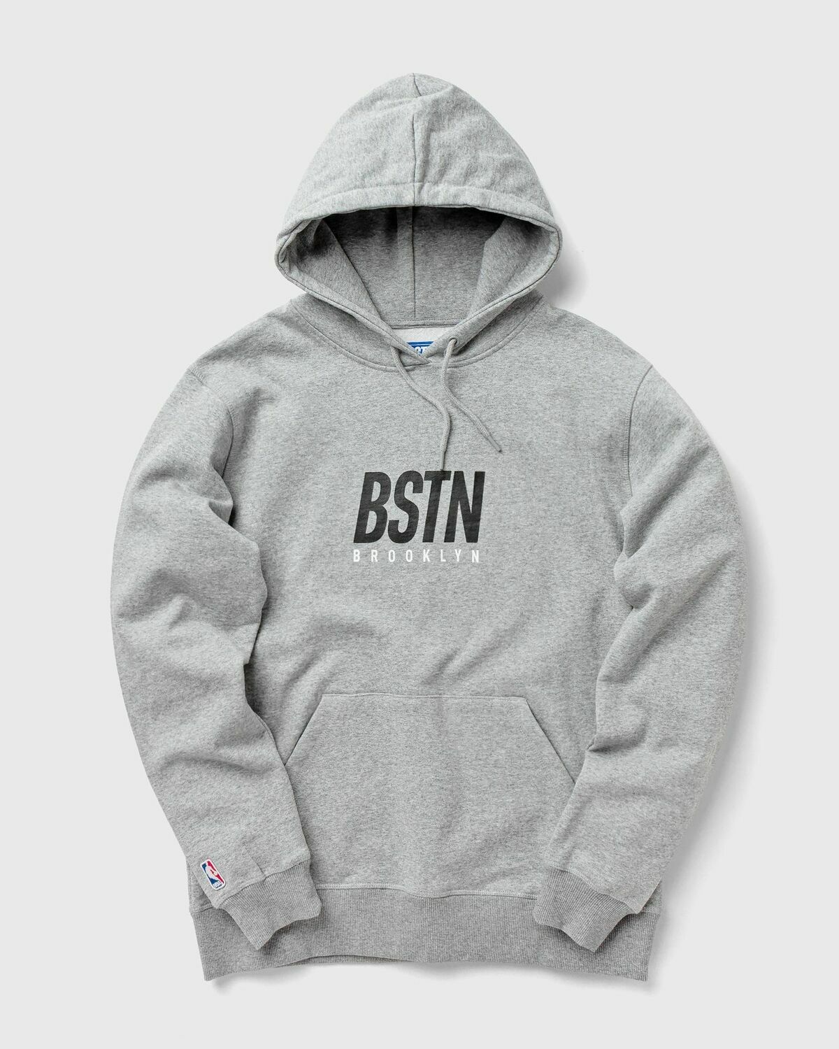 Bstn Brand Bstn & Nba Brooklyn Nets Hoody Grey - Mens - Hoodies
