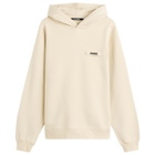 Jacquemus Men's Gros Grain Hoodie in Beige