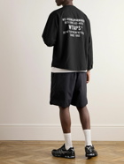 WTAPS - Scout Logo-Print Broadcloth Shirt - Black